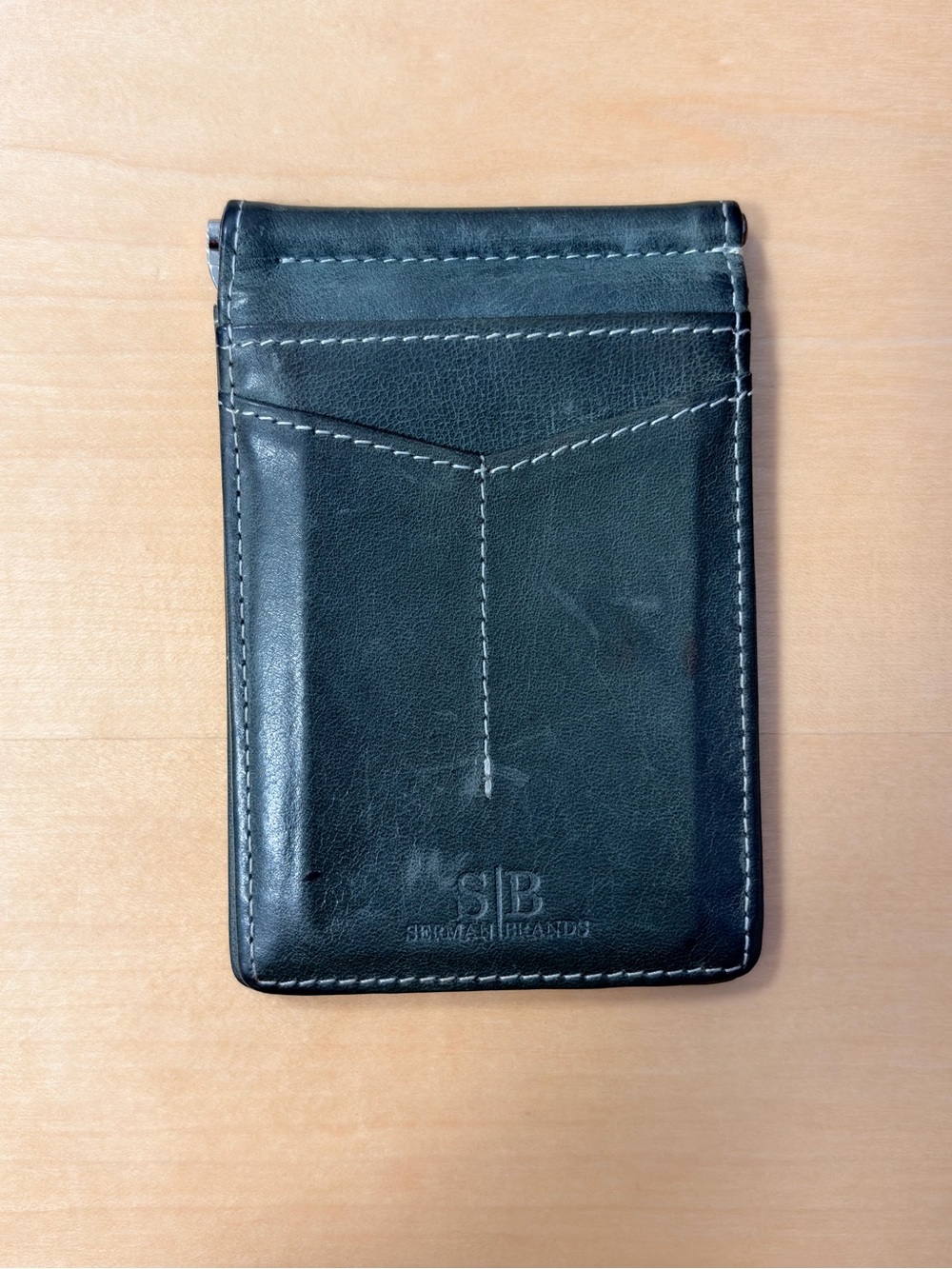 Alpine Green (USED) SERMAN BRANDS MONEY CLIP WALLET